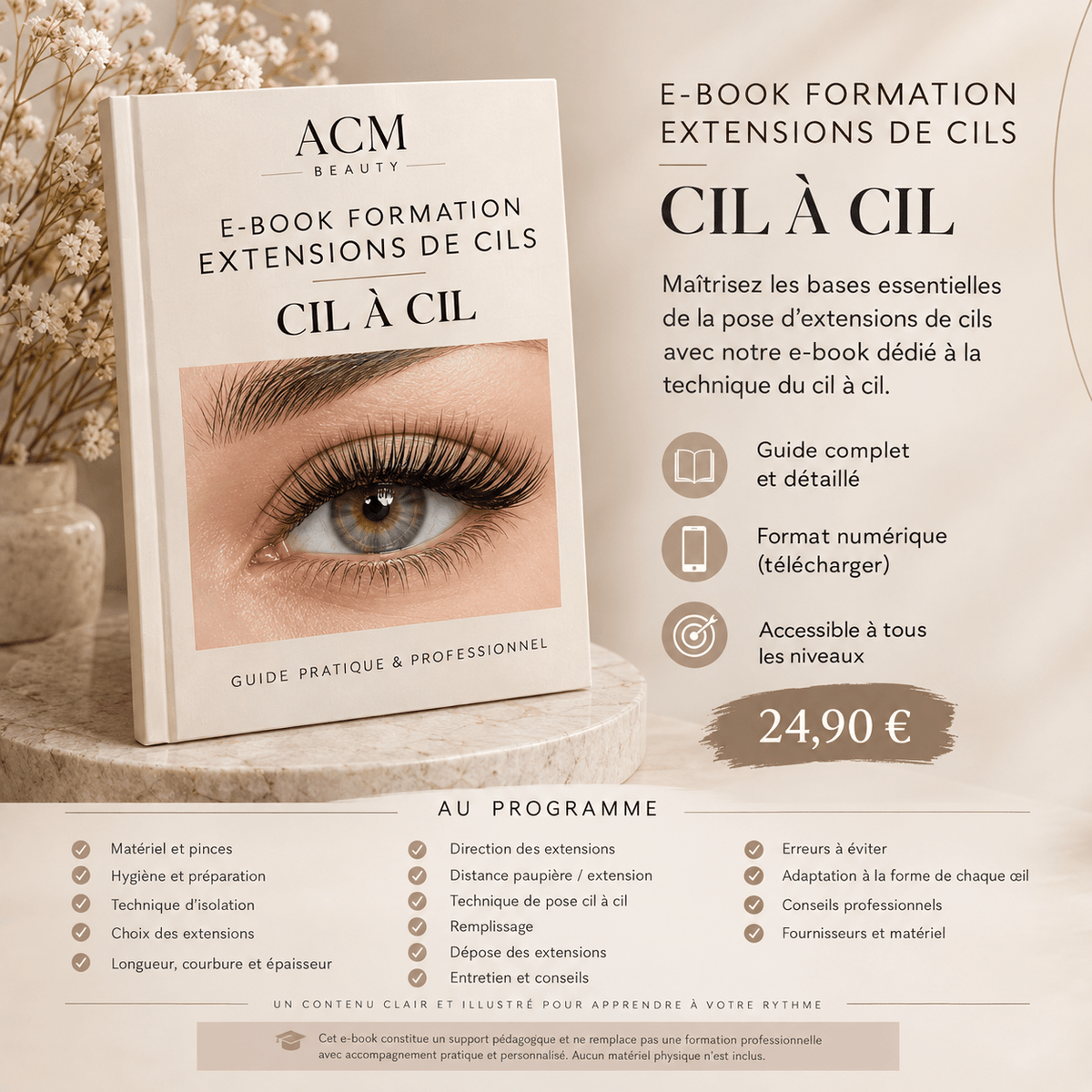 E-BOOK FORMATION EXTENSIONS DE CILS – CIL À CIL - ACM BEAUTY