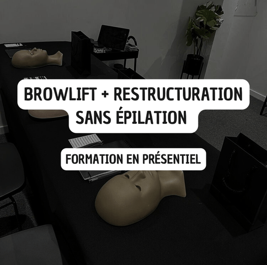Formation en présentiel : « Browlift + Restructuration sans épilation » - ACM BEAUTY